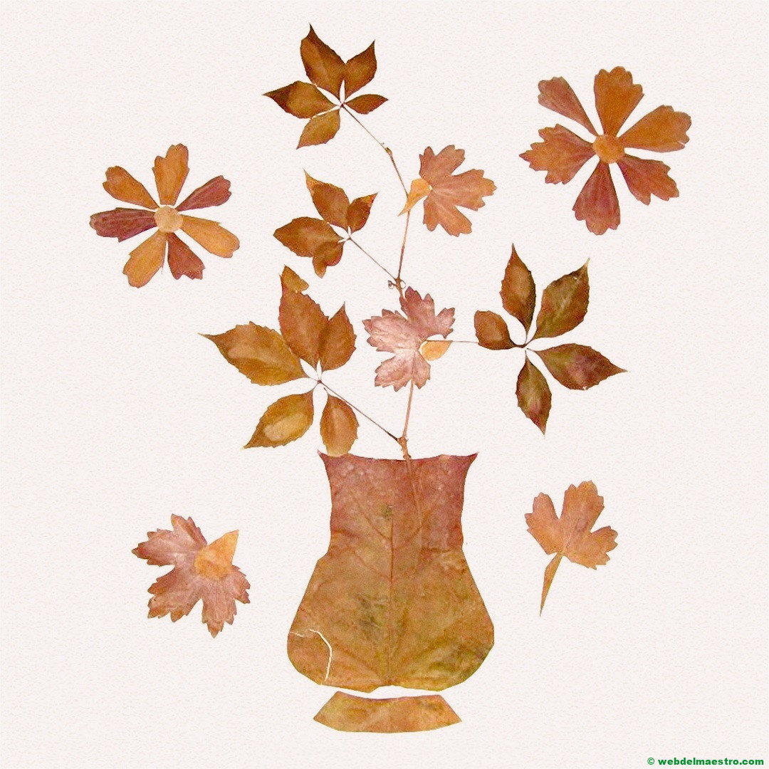 Jarrón con hojas secas-2