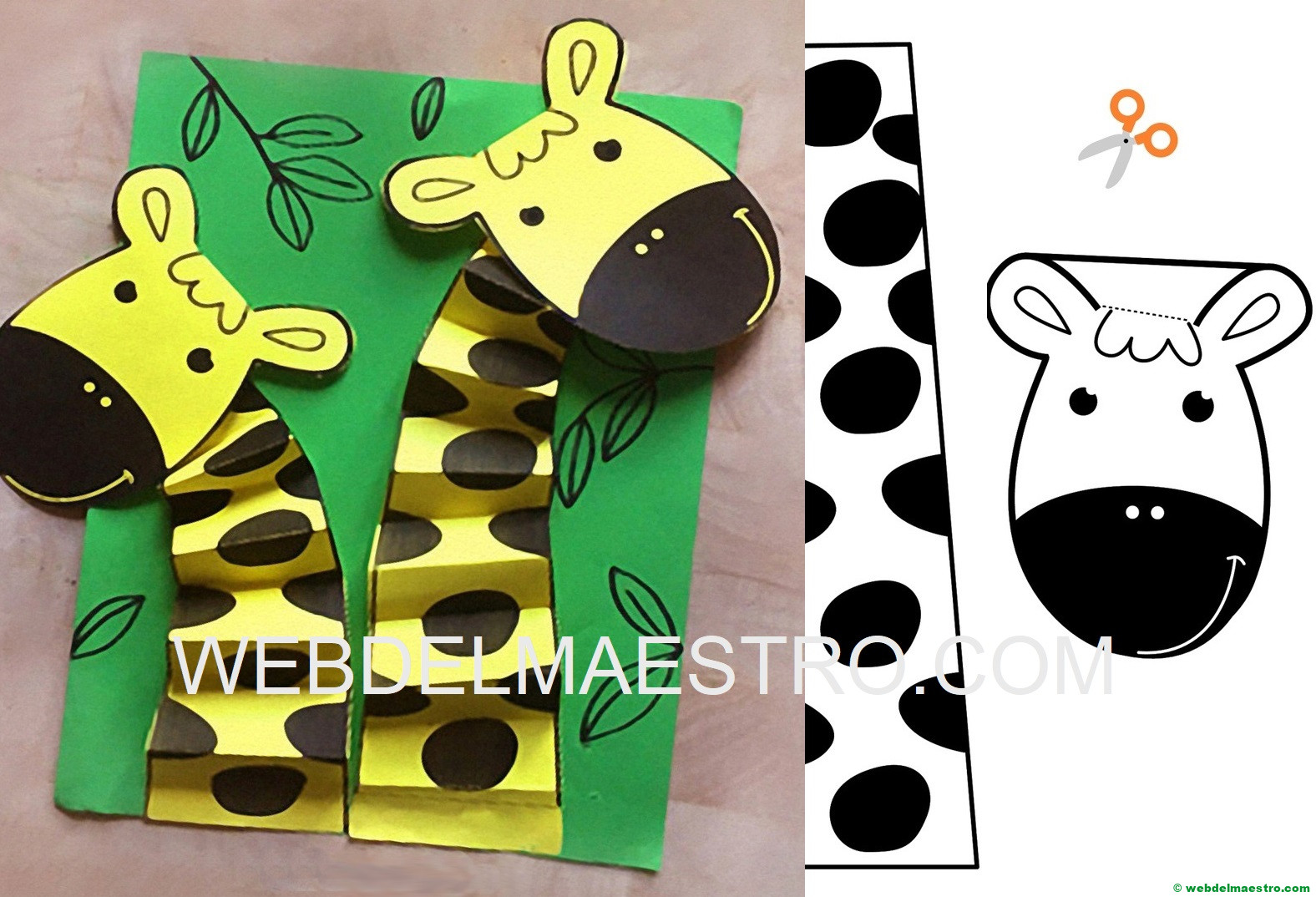 Jirafa – Manualidades