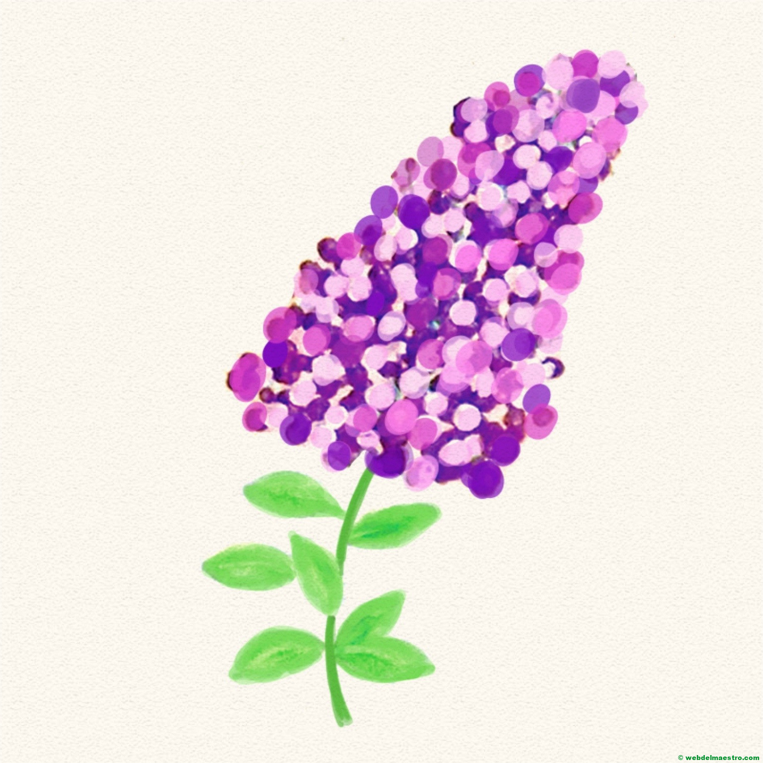 Pintura con dedos de flores-1