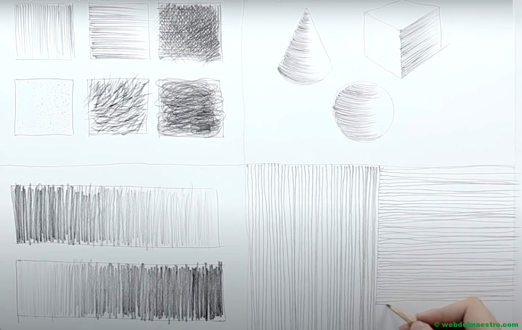 Trazos para sombreado