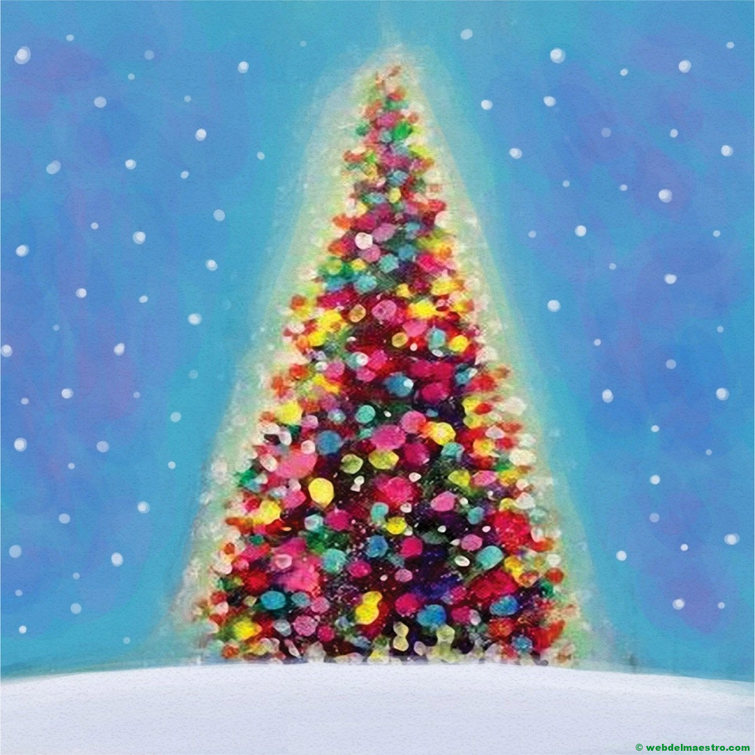 Dibujo de árbol de Navidad nº 1