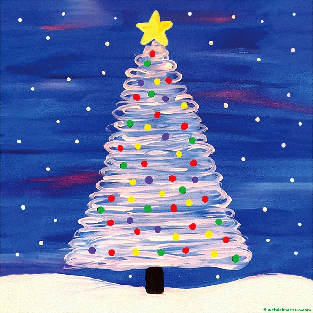 Dibujo de árbol de Navidad nº 6