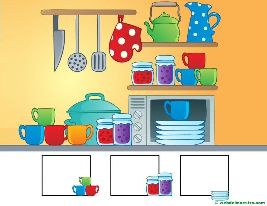 Ficha de conteo del 4 al 7