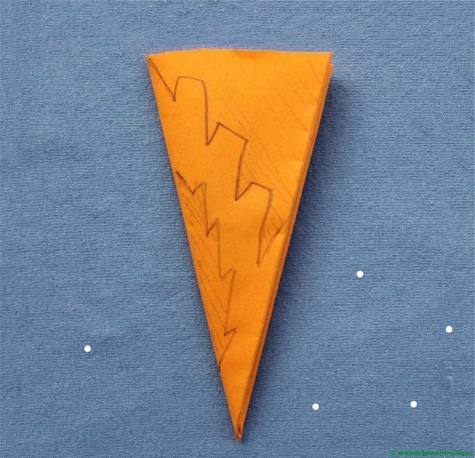 Copo de nieve de color-1-Realización