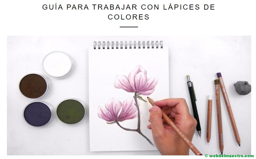 Guía para trabajar con lápices de colores