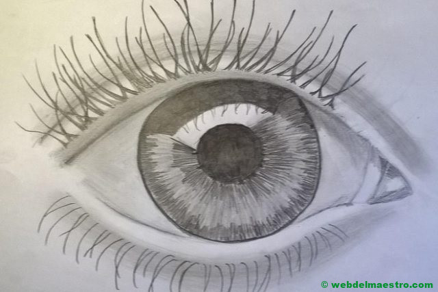 dibujo de ojo