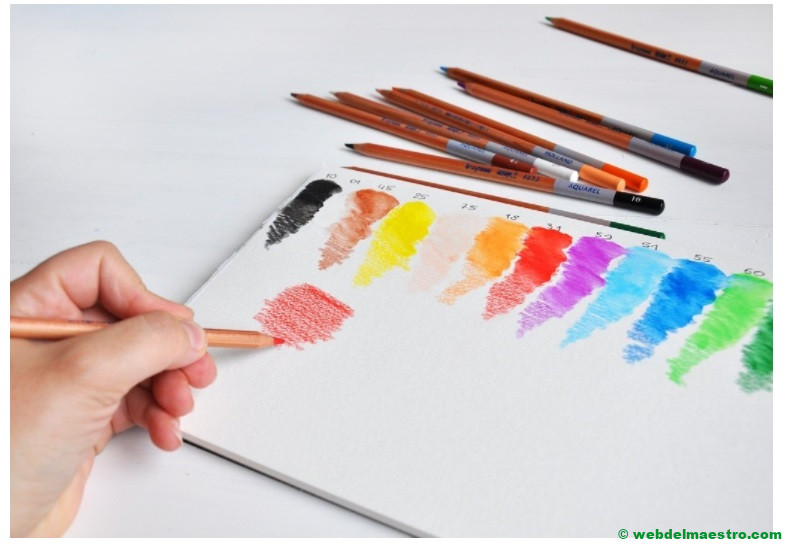 lápices de acuarela