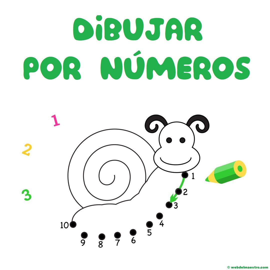 Dibujar por numeros del 1 al 10