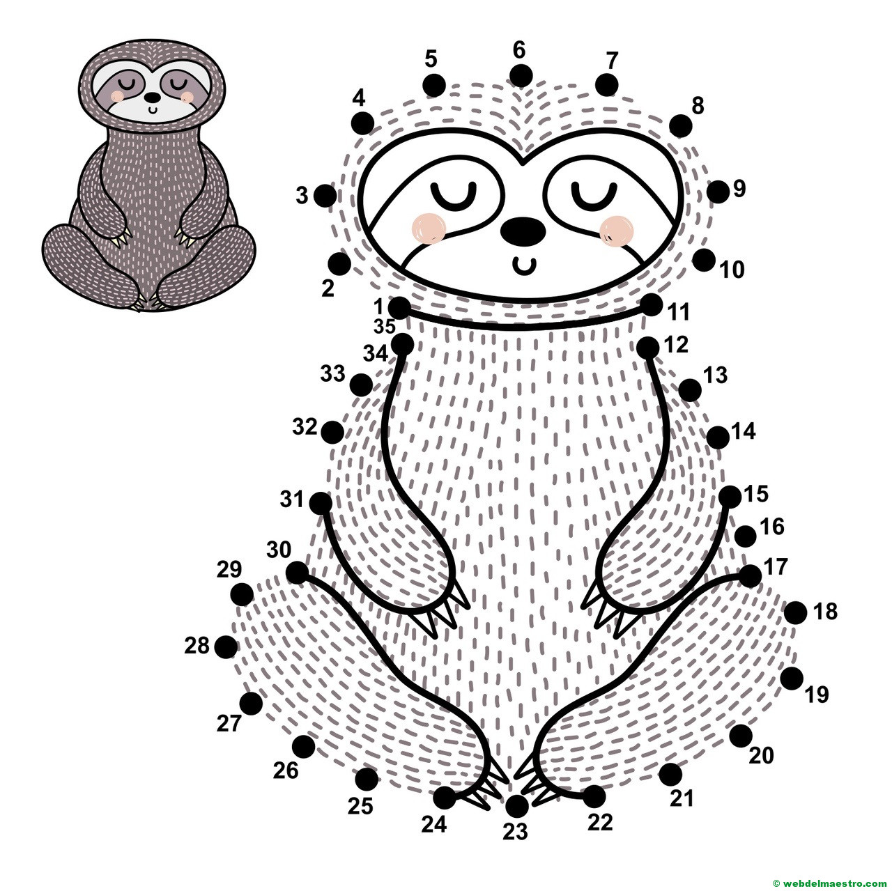 números hasta el 35