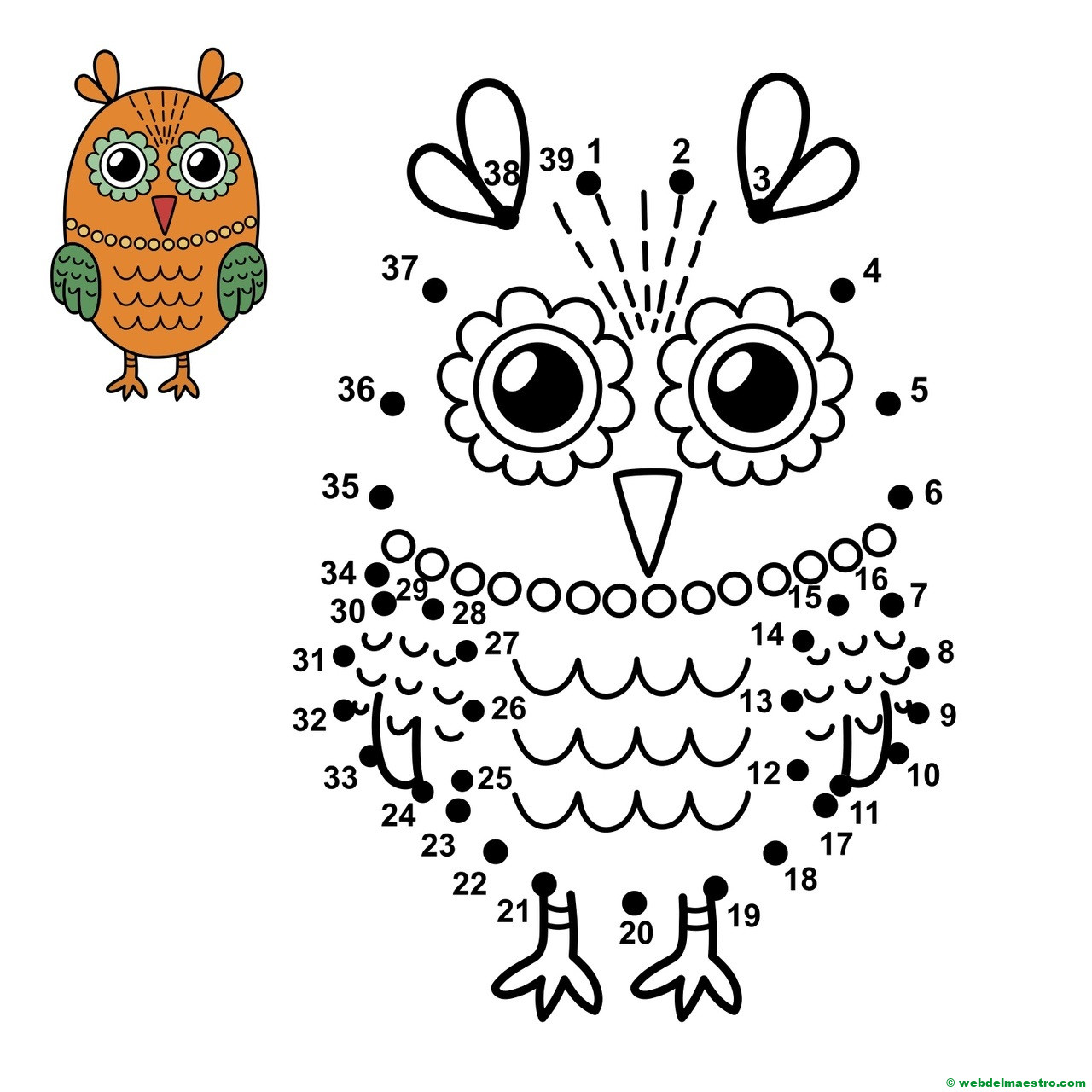 números hasta el 39