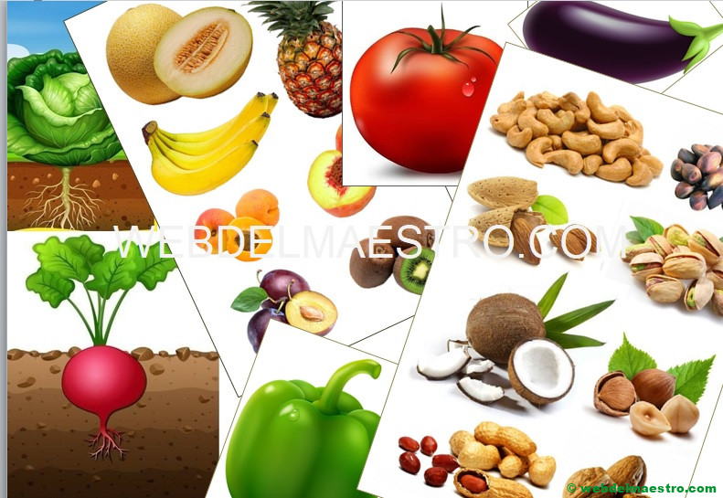 Imágenes de frutas y verduras