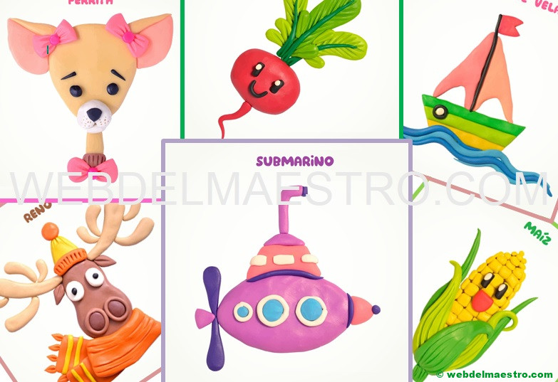 Dibujos de plastilina