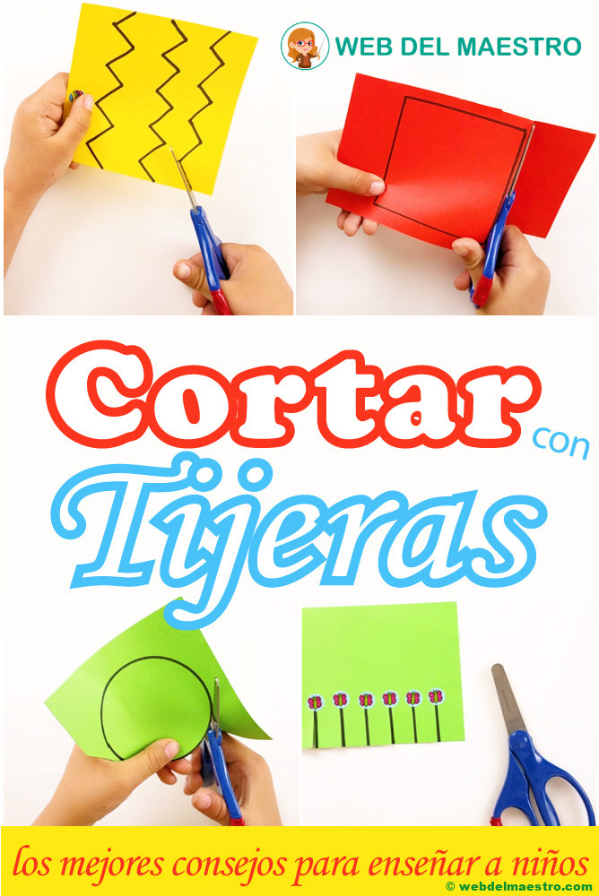 cortar con tijeras