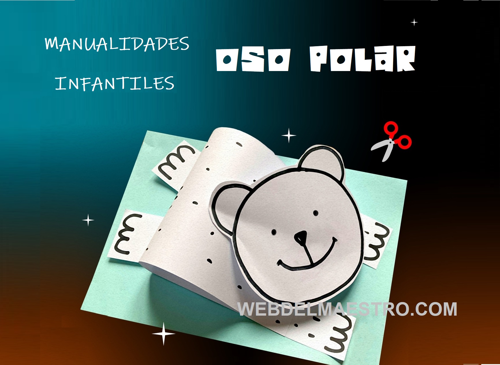 Manualidades: oso polar