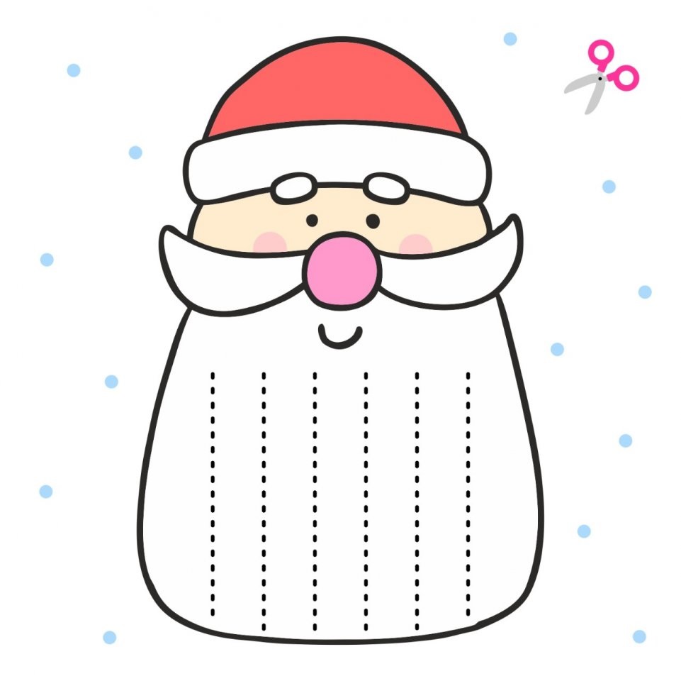 recortables de papá noel-1