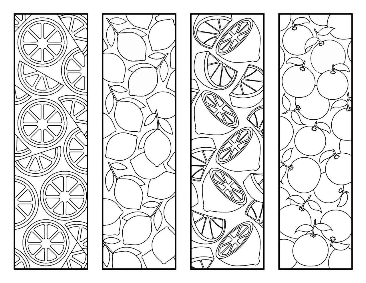 Marcapáginas para colorear (2)