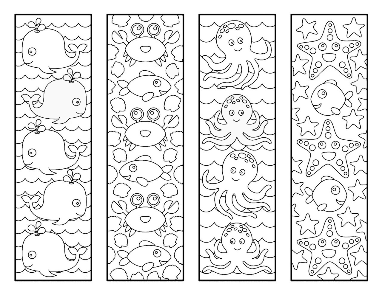 Marcapáginas para niños imprimir-1