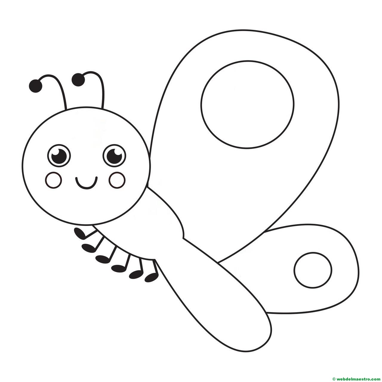 Dibujo pintura dedos nº 1-sin color