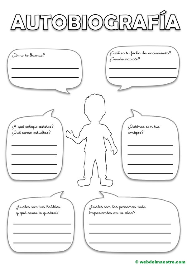 Como hacer una autobiografía | Niña | Color negro