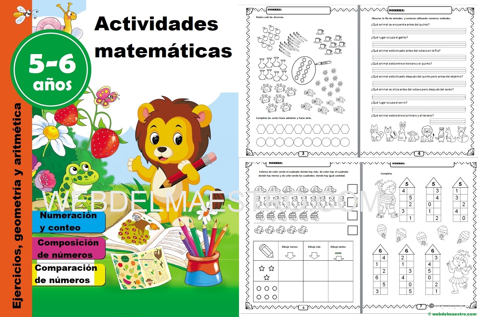 Cuadernillo matemáticas 1 Primaria