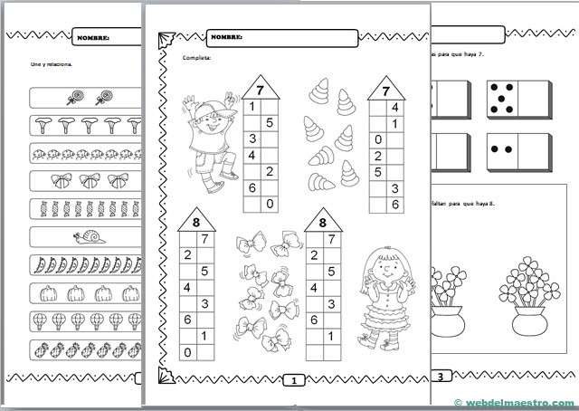 Cuadernillo de matemáticas para 1º – Segunda entrega