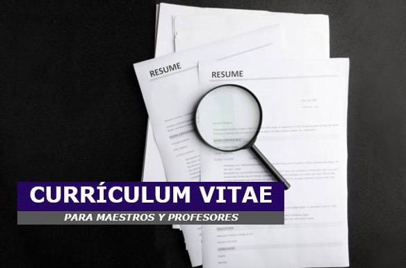 Currículum de maestro