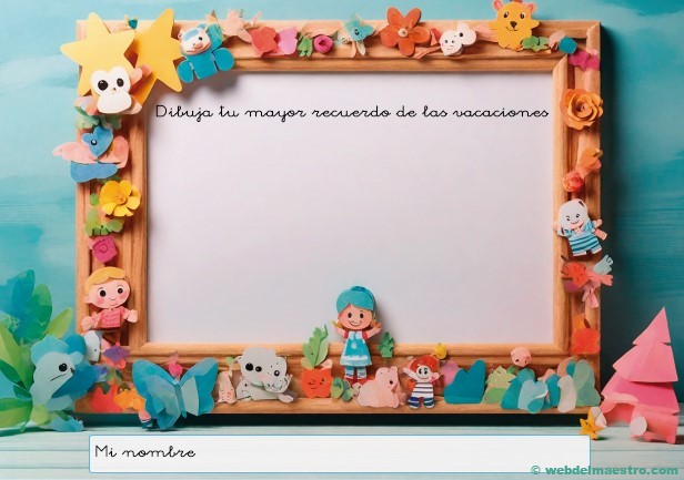 Dibuja tu recuerdo de vacaciones #1