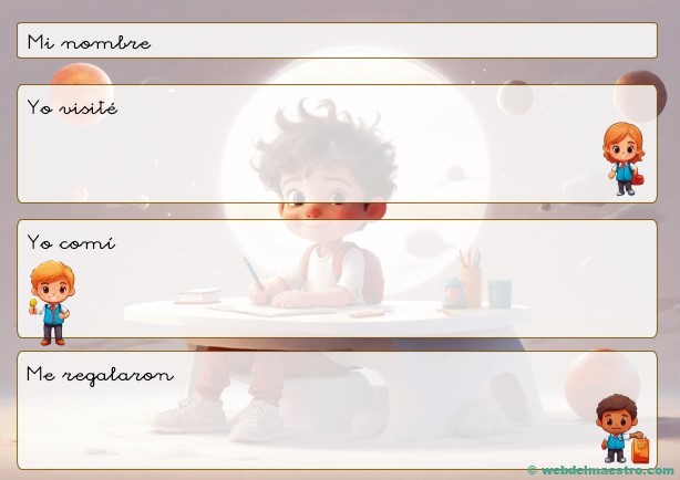 Ficha de regreso de vacaciones #1