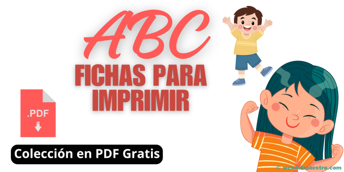 ABC fichas para imprimir | PDFs gratis