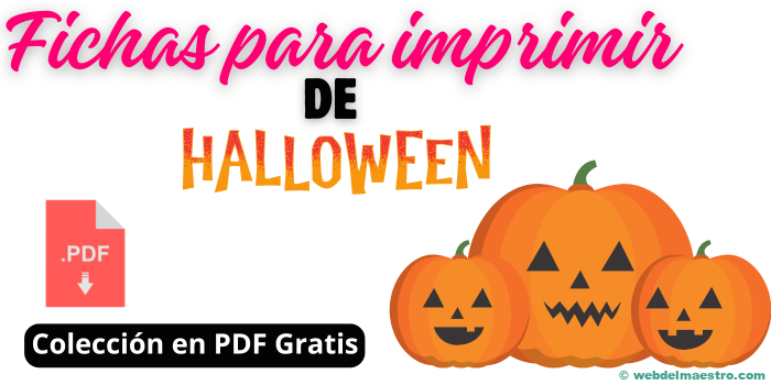 Fichas para imprimir de Halloween | Los mejores PDFs | ¡Gratis!