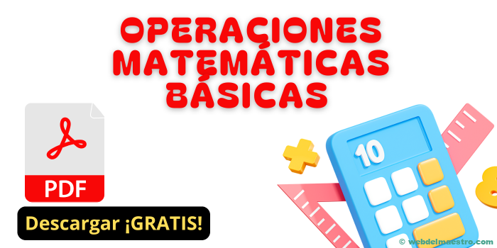 Operaciones matemáticas básicas | PDFs gratis