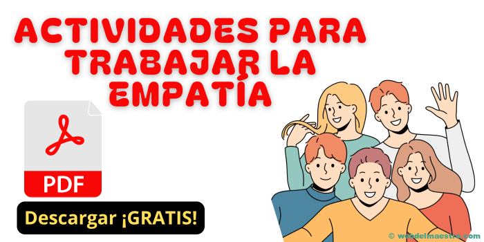 Actividades para trabajar la empatía con fichas | PDF gratis